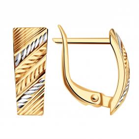 Золотые серьги МАГНАТ МА 011701 МА 011701 фото